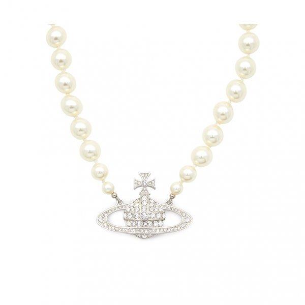 Vivienne WeStwood Однорядное Жемчужное Ожерелье-Чокер для Ванны Женское S 63010106 02p104