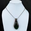 Green Fire Labradorite Pendant Copper Wire Wrapped Pendant Handmade Antique Pendant Copper Jewelry Gemstone Pendant Elegant Jewelry For Gift