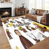 Custom personalization Curious George Area Rug - Perfect For Kitchen, Bathroom,Laundry Room Decor Large Size Available,Gift All Seasons