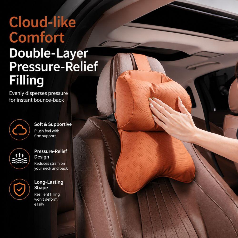Universal Car Seat Shoulder Pillow Adjustable Car Headrest Car Neck Support Headrest Four Seasons