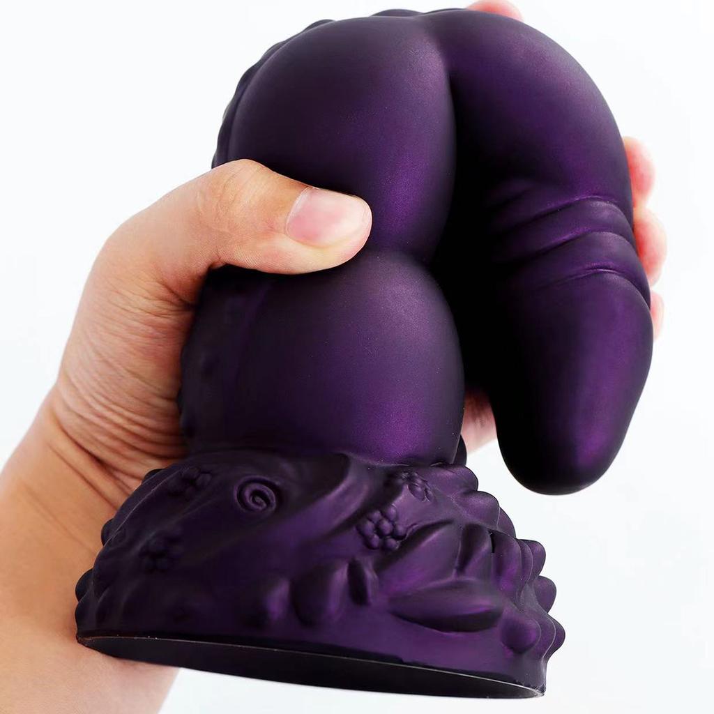 Силиконовая анальная пробка Monster Dildo Мягкий пенис Секс-игрушки Парный вагинальный стимулятор Женский мастурбатор Анальная пробка Секс-шоп Секс-товары