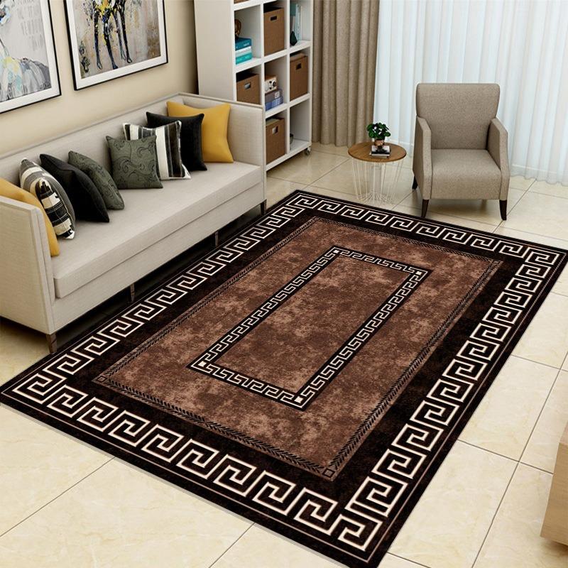 Ковер с нитяной отделкой в стиле легкой роскоши, шампанское, роскошный узор, противоскользящая подкладка для дивана в гостиной, ковер для прихожей, для дома, для спальни