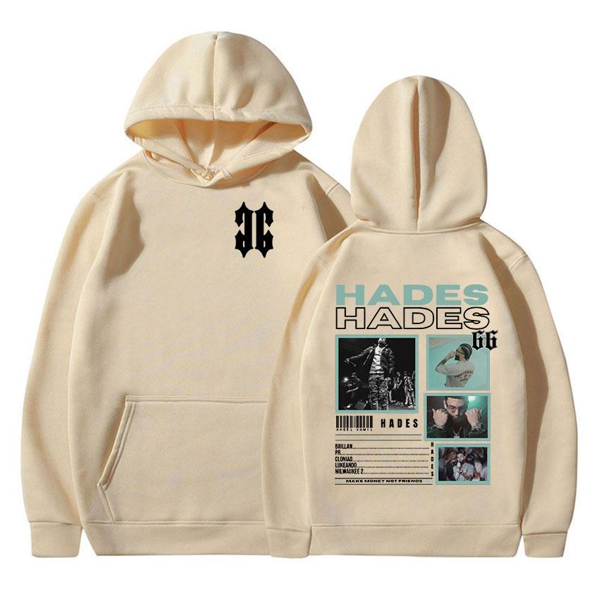 Rapper Hades 66 Tour 2024 New Hoodie Men's Hip Hop Fleece Pullover Sweatshirt Man Retro High Quality Fashion Hoodies Streetwear