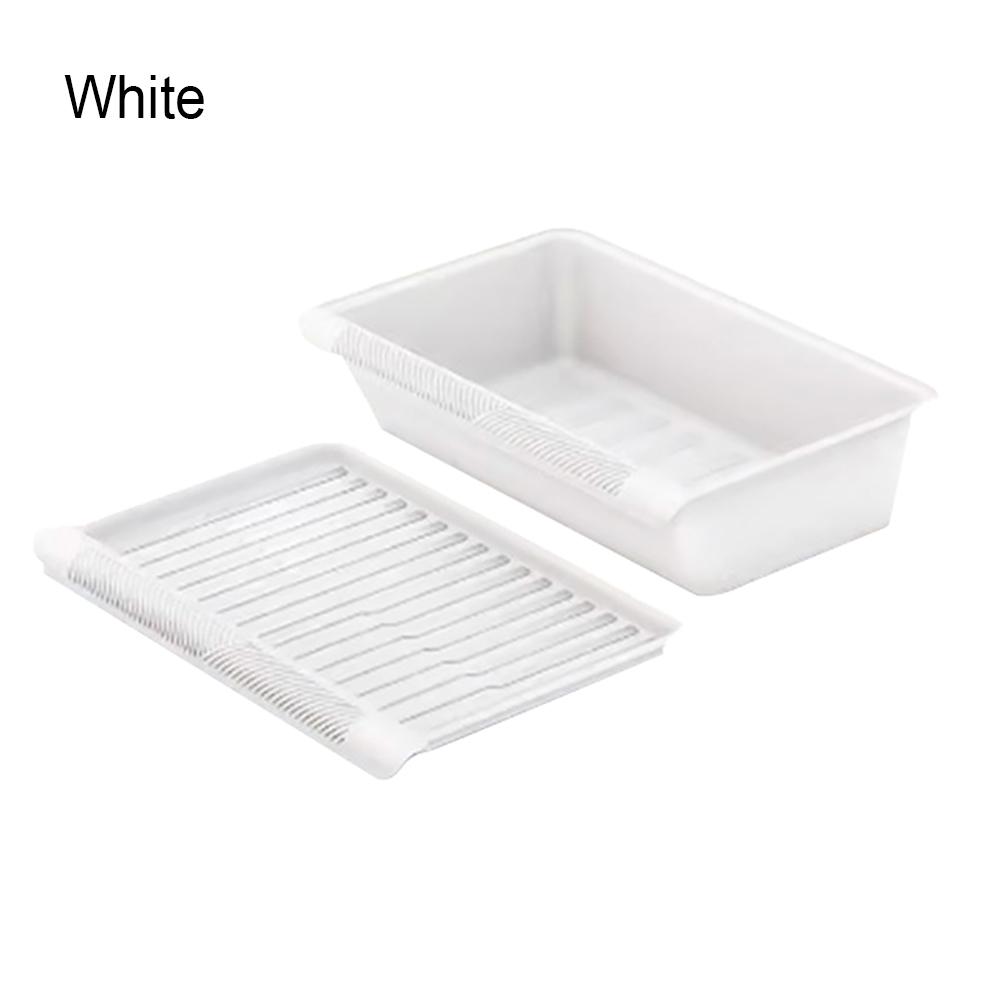 For Tesla Model Y 2024 Under Seat Storage Box TPE White Underseat Organizer Drawer with Cover Garbage Bin Interior Accessories