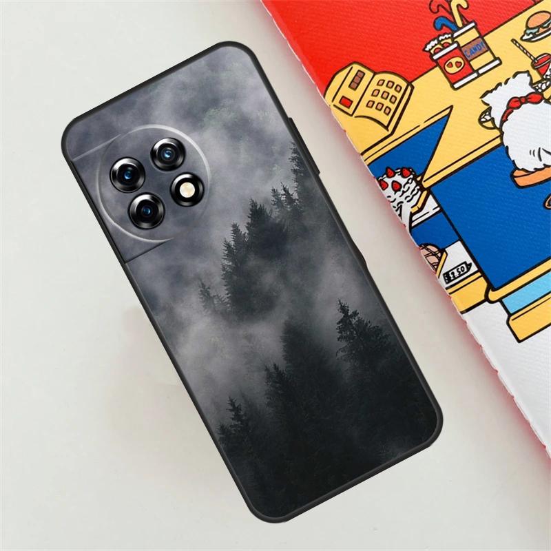 Чехол с узором «Лесное облако» для OnePlus 12R 12 11 10 9 Pro 10R 9R 8T 10T Nord 3 2 CE 4 Lite N10 N20 N30 Задняя крышка