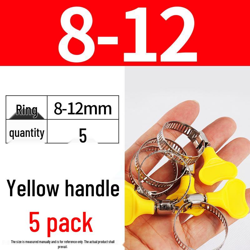 Хомут из нержавеющей стали, лента с ручной затяжкой для водопроводных и воздушных труб