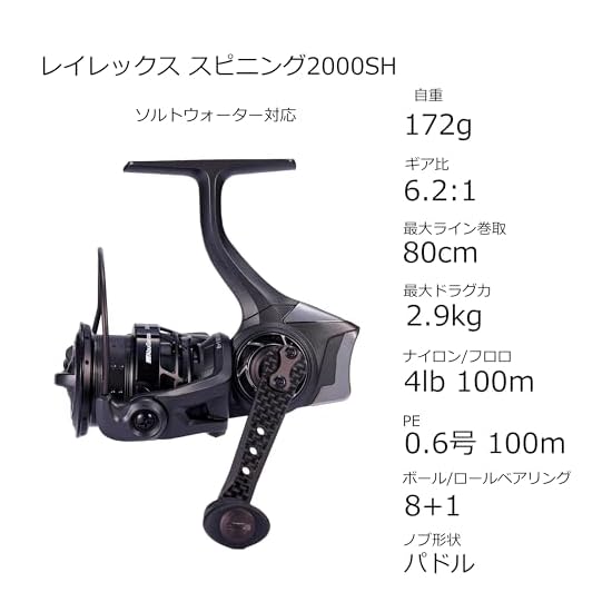 Abu Garcia Reirex Spinning 2000SH Reel
