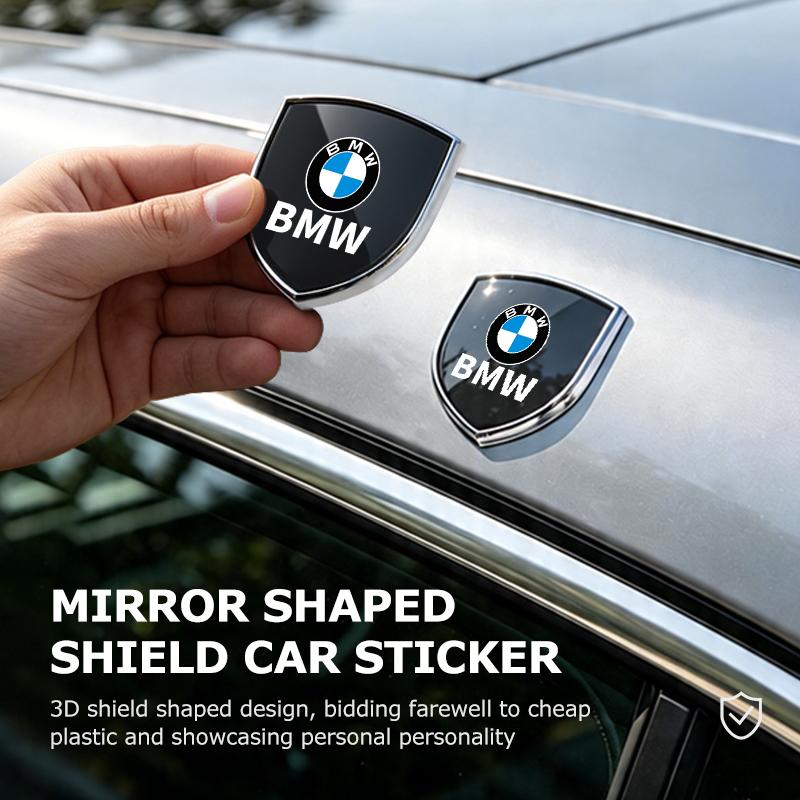 SNLL4 Car Badge Body Side Metal 3D Emblem Decorative Sticker Styling For BMW M 1 3 4 5 6 7 Series M3 M6 F01 F02E34 E36 E70 F10 X6 X1