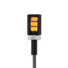 2Pcs Universal Auto Screw Bolt Lamp License Number Plate Car Motorcycle Light 3 LED
