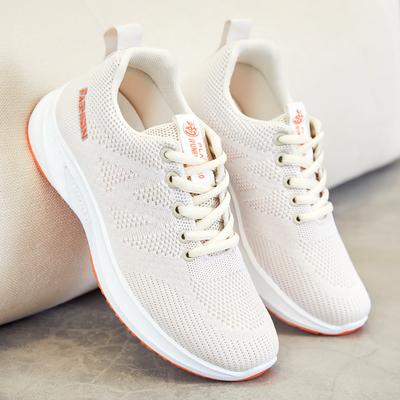 Обувь для женщин, новинка 2023 года, осенняя дышащая сетка, кроссовки для женщин, легкая спортивная обувь на плоской подошве с мягкой подошвой для женщин