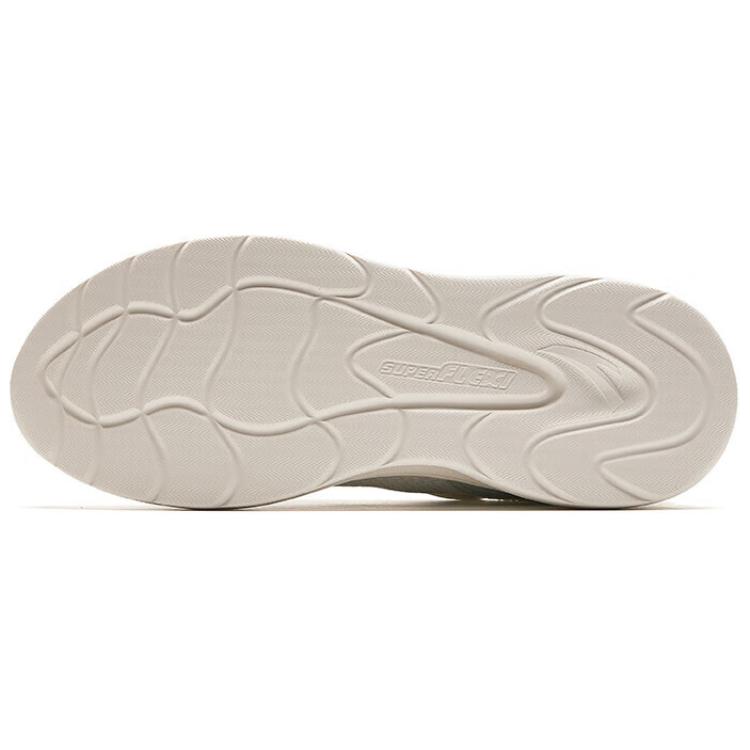 Anta Slip Resistant And Breathable Low top Casual Shoes Women's White Green 122428812-2