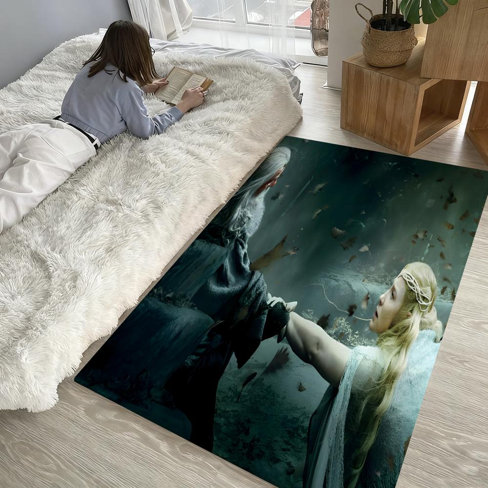 The Lord of the RingS Floor Mat Soft Thickened Non-Slip Door Mat for Living Room Home Decor Flannel Rugs