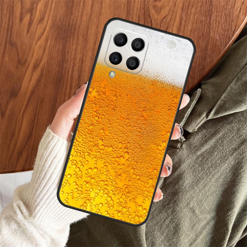 Чехол-пузырьки для пива для Samsung Galaxy M06 M16 M36 M56 M33 M15 M55 M31 M13 M12 M14 M53 M32 M52 M35 M34 M54