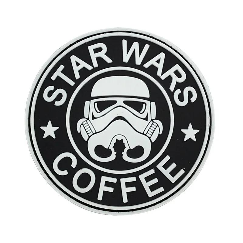 Star Wars Pvc Soft Rubber Badge, Interstellar Guard, Imperial Soldier, Adhesive Nylon Fastener Patch, Anime Decoration