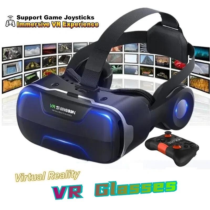 Очки виртуальной реальности VR, 3D-очки, VR-гарнитура Google Cardboard, Поддержка игровых контроллеров