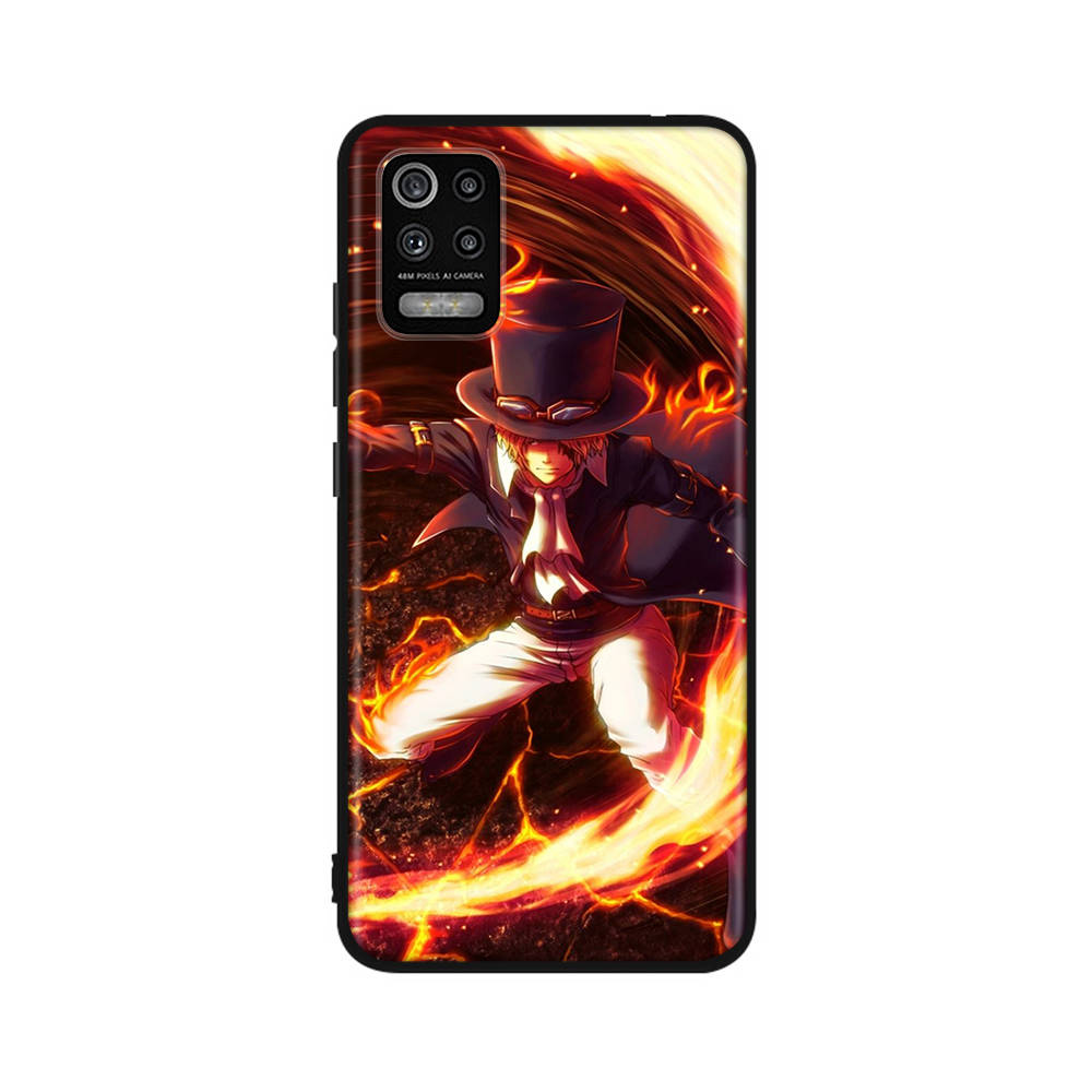 Чехол DT18 One Piece Sabo для Samsung A04 A14 A23 A34 A54 M23 M33 M52 M53 Realme 10 9 C30S C35 C55 VIVO Y02S Y21 Y33S Y51 X80 Pro Прозрачная крышка
