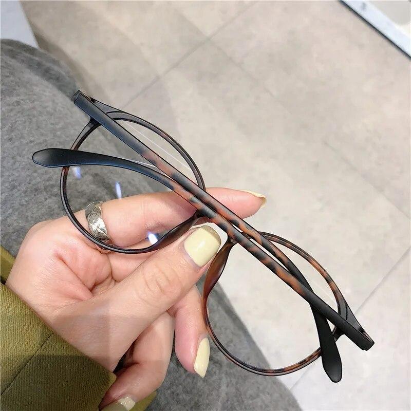 Унисекс круглые очки для близорукости Сверхлегкие мужские и женские близорукие очки синий свет минус диоптрии очки ретро HD линзы очки