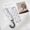 Зонт OIMG в горошек от солнца и дождя с изогнутой ручкой