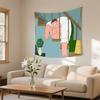 FFamily Cartoon GGuy Tapestry Wall Hanging Tapestry Art Deco Blanket Curtain Hanging At Home Bedroom Living Room Decor