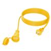 Extension Cord Rainproof Waterproof Outdoor PSE Certified Extension Cord 2m 3m 5m 10m Selectable (5m) Yellow