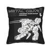 Pillow Case Fanart Mgs Gaming Comfy Pillow Cover For Living Room Bed Chair Vintage Pillowcases