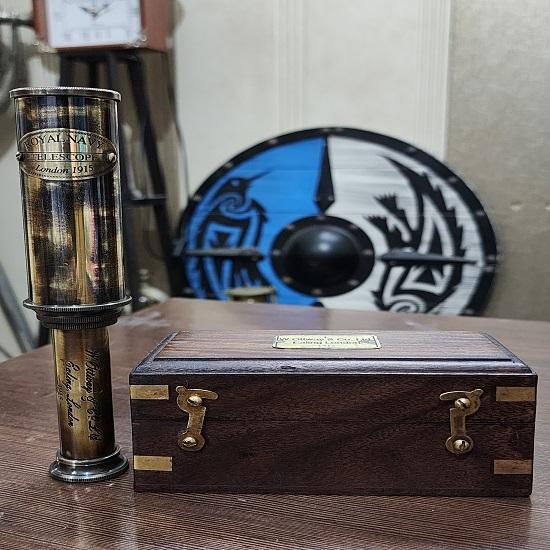 Специальные линзы для функционального телескопа из латуни Ottway, подарок для него, 27,94 см