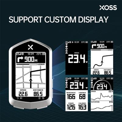 XOSS NAV Plus Велокомпьютер Беспроводной GPS-спидометр для велоспорта Навигация по карте Водонепроницаемый Bluetooth ANT+ Каденс Скорость