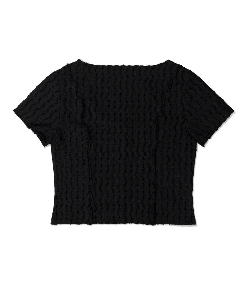 FALLETT Interlock Button Top Black