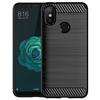Matte Case for Xiaomi A2 Mi A2 Mia2 Shockproof Carbon Fiber Soft Back Cover For Xaomi Mi 6x Mi6x Anti-knock Silicone Case