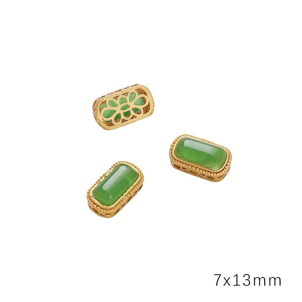 Медный песок, золото, полая перегородка, бусина для изготовления ювелирных изделий своими руками, аксессуары для рукоделия