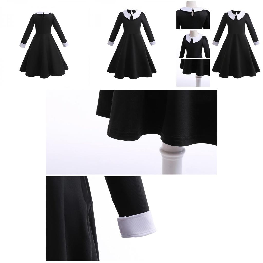 Princess Style Children's Dress Long Sleeve A-line Skirt