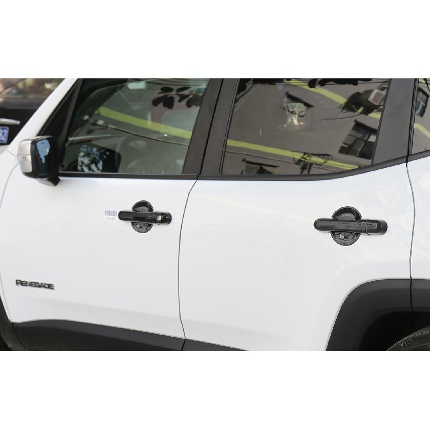 Крышка ручки боковой двери автомобиля, украшение для дверной ручки, чаша для Jeep Renegade 2016 2017 2018 2022, экстерьер