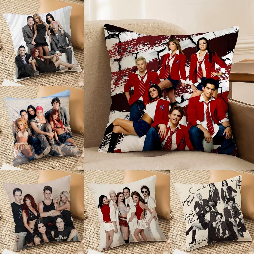 Полосатый R-RBD R-Rebelde Чехол-подушка Мягкий Плюшевый Двусторонний Чехол для Подушки Уютный Чехол для Подушки на Диван Домашний Подарок для Гостиной