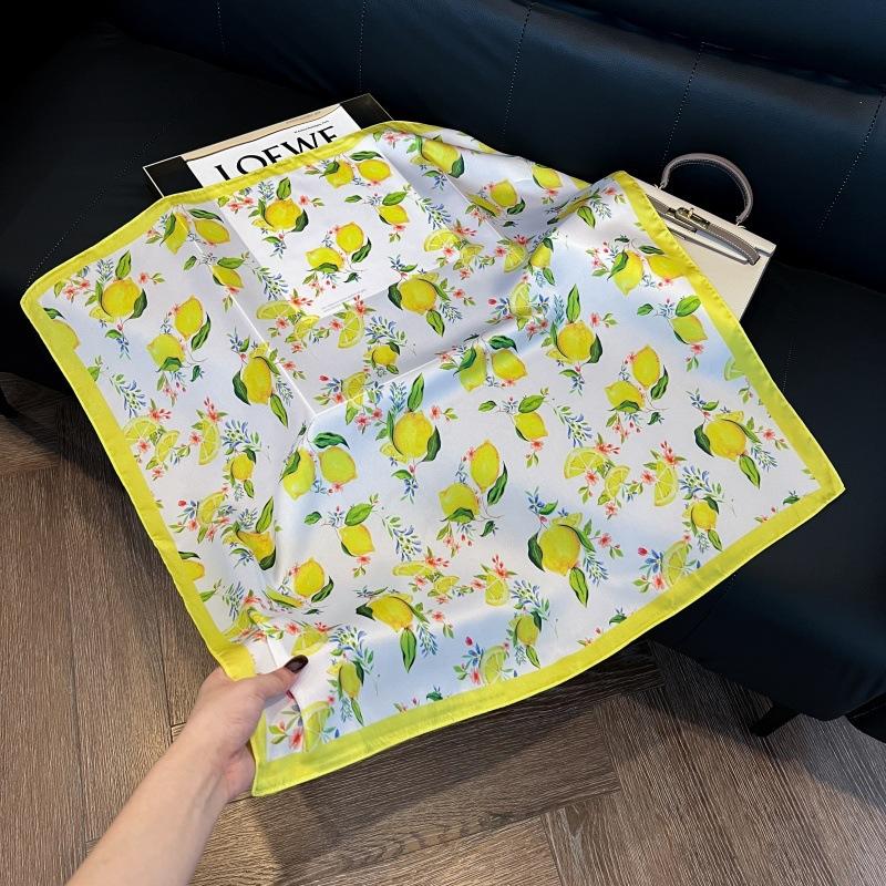 Spring and summer square scarf Korean version of women's scarf decorative binding wrist exquisite foreign style neck protection windproof headscarf