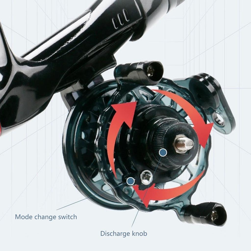 Портативные катушки для подледной рыбалки нахлыстом, катушки для зимней подледной рыбалки, катушка, рыболовная снасть, метательное колесо, инструмент для рыболовной снасти, простой в использовании