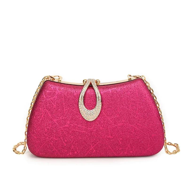 Женская сумка-цепочка, подходящая к сумке через плечо на одно плечо, банкетное платье, сумка для ужина, гламурная знаменитость, новая мода