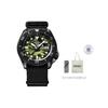 Seiko 5 Механизм с автоподзаводом Нейлоновый ремешок Часы Мужские Часы Зеленый циферблат SRPJ37K1