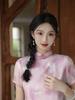 2023 Summer Elegant Retro Chinese-Style Organza Embroidered Slim-Fit Girly Qipao