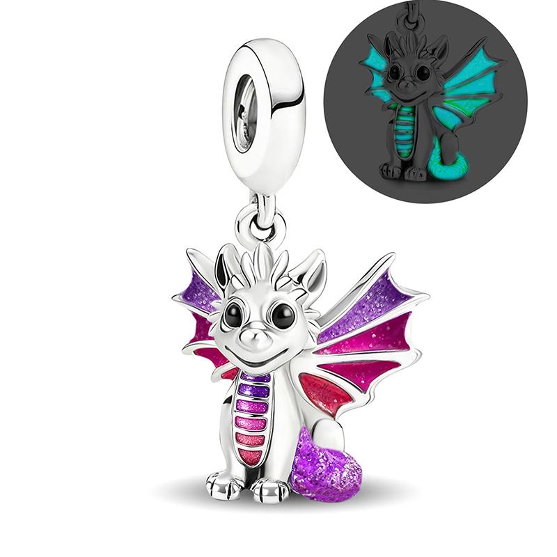 Медь Мечтательный Прекрасный Летающий Дракон Эльф Серия Шармы Бусины Подходят для Оригинального Браслета Пан Высокое Качество DIY Ювелирные Изделия