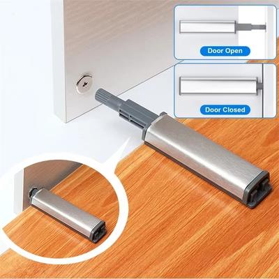 Упаковка 10/20 магнитных защелок для шкафов, открывающихся нажатием, фурнитура для шкафов, защелка для открывания нажатием, толкатель для кухонной двери