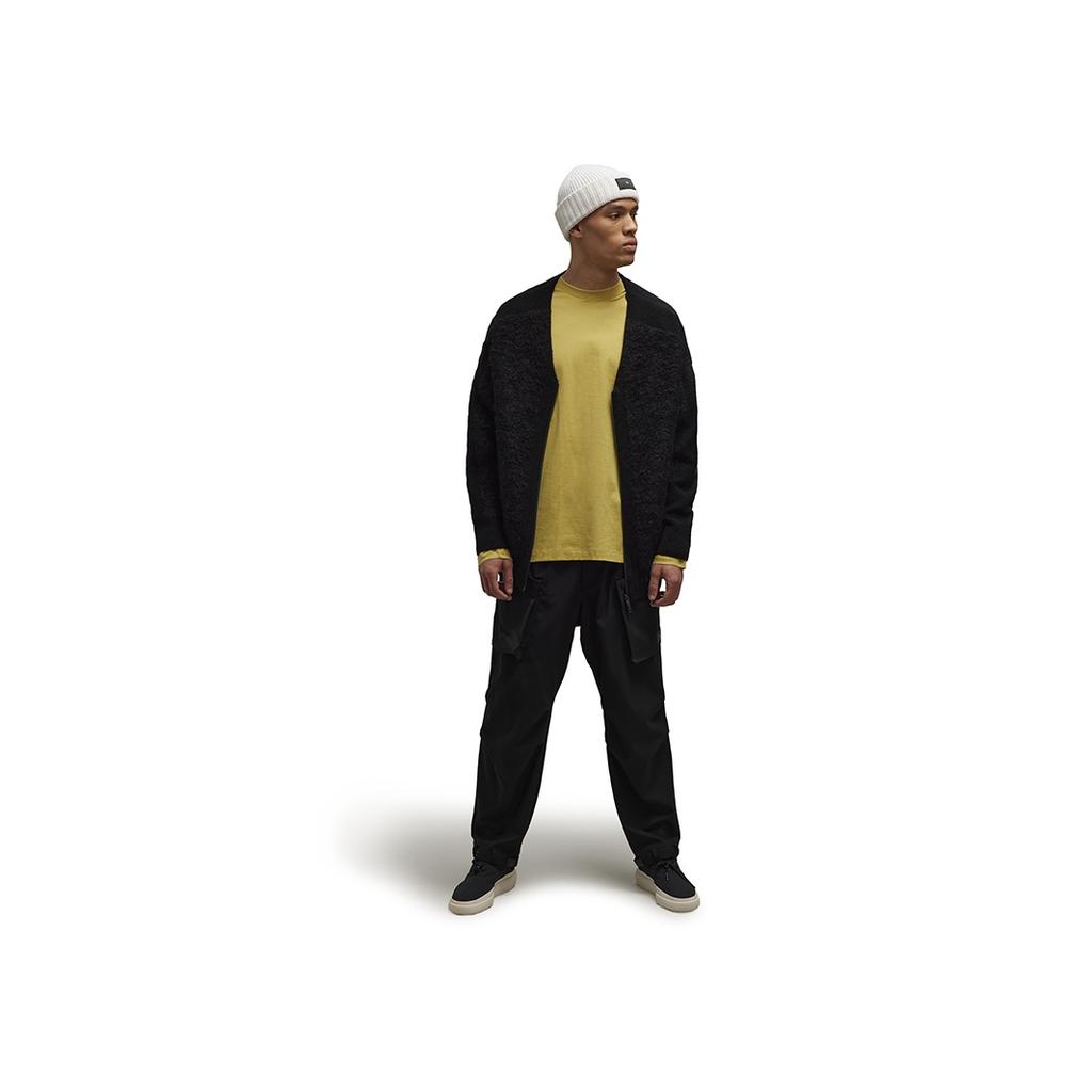 Y-3 Gfx Футболка с длинным рукавом, повседневная, свободная, с круглым вырезом, хлопковая, мужская, желтый IP7709