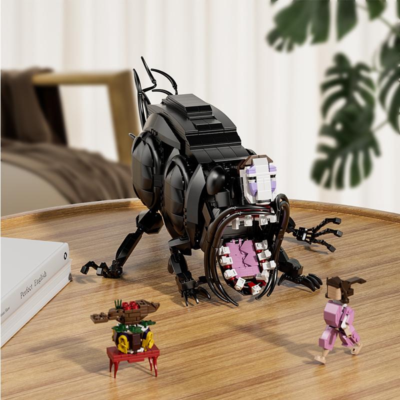 Buildmoc Аниме Безликий Человек Монстры Унесенные Призраками MOC Набор Строительные Блоки Комплекты Игрушки для Детей Детские Подарки Игрушка 1107ШТ Кирпичики