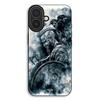 Phone Case - MANIACASE - iPhone 17 - Silicone TPU - Black - Raven Pattern