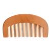 Премиальная деревянная расческа для волос Натуральный персиковый Массаж кожи головы Грубая Подарок для мужчин и женщин Расческа, Дерево, Массажер, Антистатическая, Зубья, Форма полумесяца, Унисекс, (Тип C)
