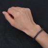 New Gift Black Color Bangle Bracelet Stainless Steel Link Chain