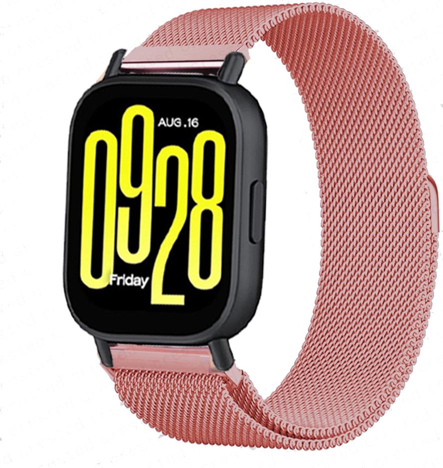 Миланский браслет для Xiaomi Redmi Watch 5 Active Металлический Браслет из Нержавеющей Стали ремешок Redmi Watch 5 Lite Магнитный Браслет