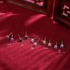 Серьги-гвоздики Beixi из стерлингового серебра 925 пробы с цирконием: Корейский стиль, Простые, Мини, Элегантные украшения для женщин.