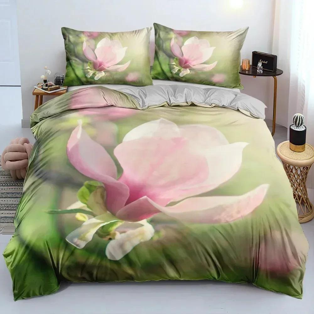 3D Design Flowers Пододеяльник Постельное белье Одеяло Одеяло Чехлы Наволочки Двуспальные Твин Полный Королева Король Домашний Текстиль Постельное белье
