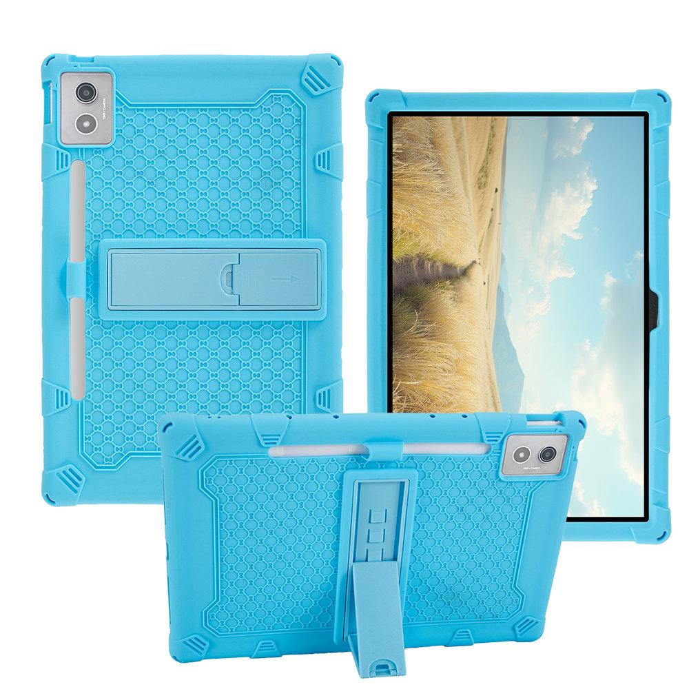 Чехол для Lenovo Xiaoxin Pad Pro 12.7 2025 12.7 Дюймов TB-375FC Силиконовая Подставка Противоударная Задняя Крышка для Планшета