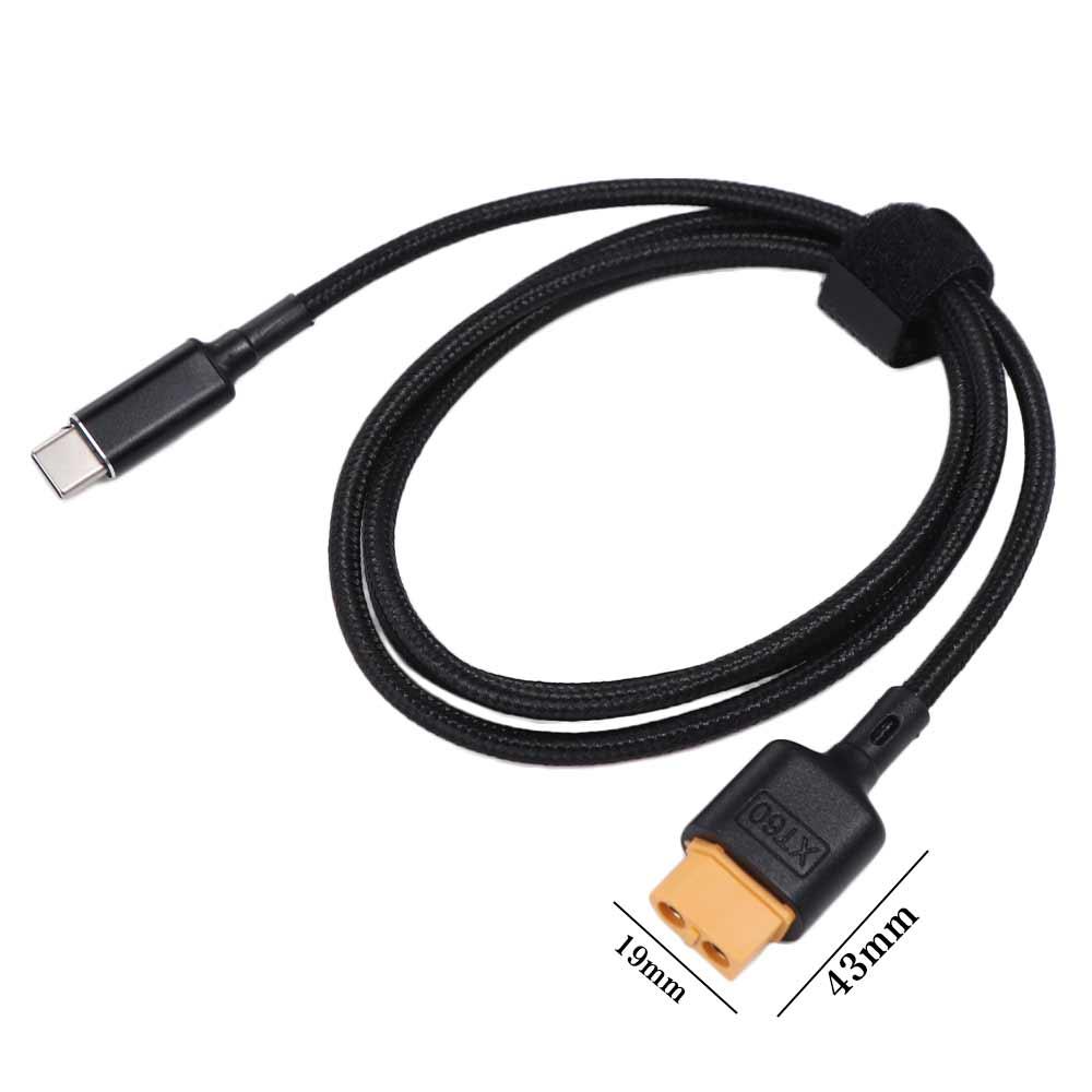 20 В 5 А XT60 - Type-C кабель-адаптер 100 Вт USB-C - XT60 кабель для зарядки ToolkitRC